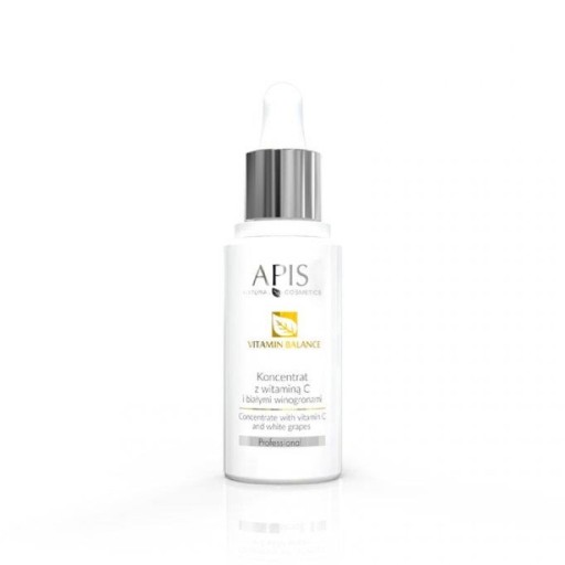 APIS VITAMIN BALANCE KONCENTRAT Z WIT. C I BIAŁYMI WINOGRONAMI 30 ML