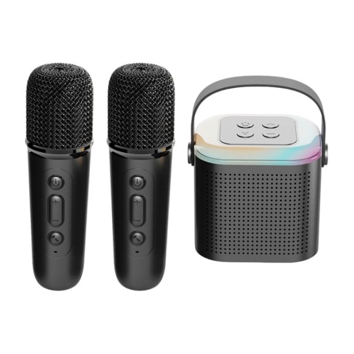 MIKROFON BEZPRZEWODOWY KARAOKE GŁOŚNIK BLUETOOTH Y1 2 MIKROFON