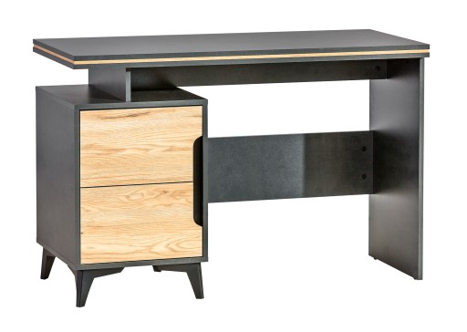 Biurko Gappa 12, 120 x 52 x 78,9 cm czarny /jesion