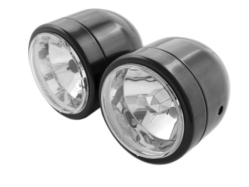 REFLEKTOR LIGHTBAR LAMPA PODWÓJNA ZESPOLONA CZARNY POŁYSK H4+H7 HOMOLOGACJA