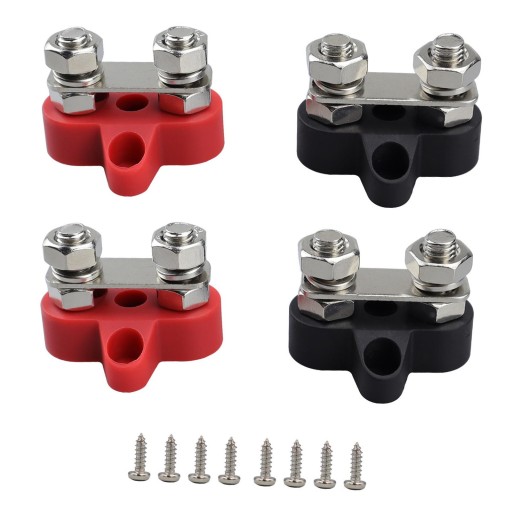 Bus Bar Terminal Block Dual Studs Junction M8