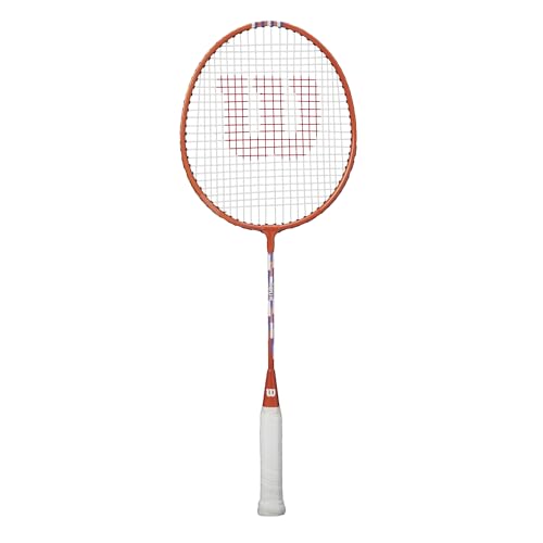 Wilson Tour 30 Badminton Racket, Orange/White