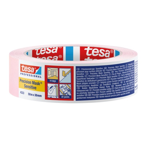 TAŚMA MALARSKA PROFESSIONAL 50mx30mm RÓŻOWA TESA 04333-00019