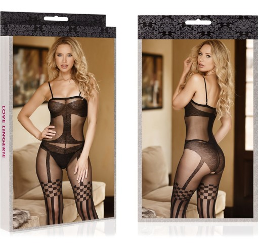 SEKSOWNE BODY BODYSTOCKING REGULOWANE RAMIĄCZKA