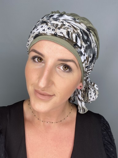 Turban Blanca Mousseline Bambus - Chusta 5/02