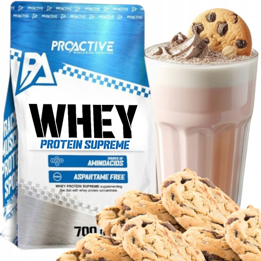 BIAŁKO whey WPC serwatkowe ODŻYWKA białkowa CIASTECZKOWE ProActive 700g