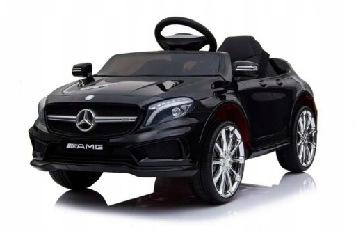 Mercedes GLA45 Czarny Autko dla dziecka na akumulator Pilot Licencjonowane