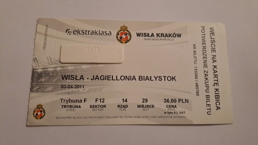 WISŁA KRAKÓW - JAGIELLONIA BIAŁYSTOK 03-04-2011