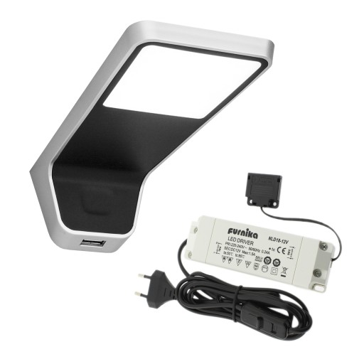 Lampa LED oprawa podszafkowa nad blat LENA + zas.