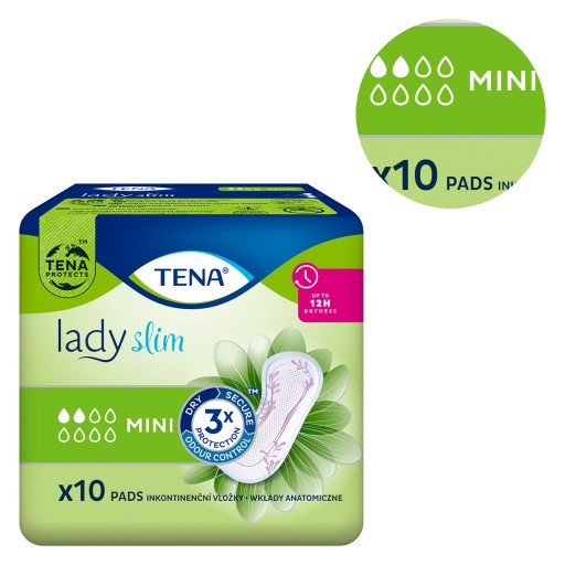 Tena Lady Slim Mini 10szt - wkłady anatomiczne