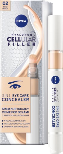 NIVEA HYALURON CELLULAR FILLER Krem na cienie pod oczami - Naturalny 4ml
