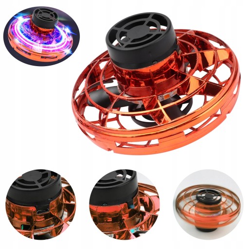 UFO LATAJĄCY STEROWANY RĘKĄ MINI LED ŚWIECĄCA