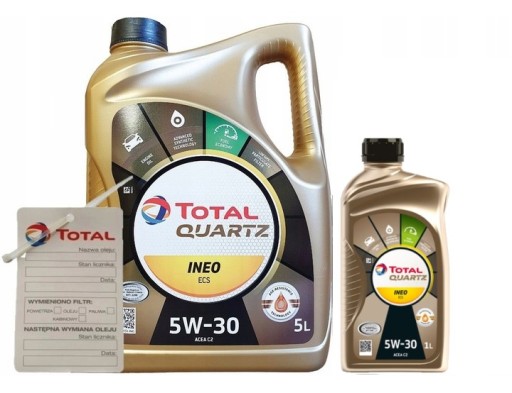 OLEJ Total Quartz INEO ECS 5W30 6L + GRATIS