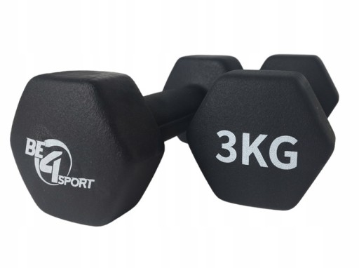 HANTLE CIĘŻARKI NEOPRENOWE DO ĆWICZEŃ 2x3KG ZESTAW