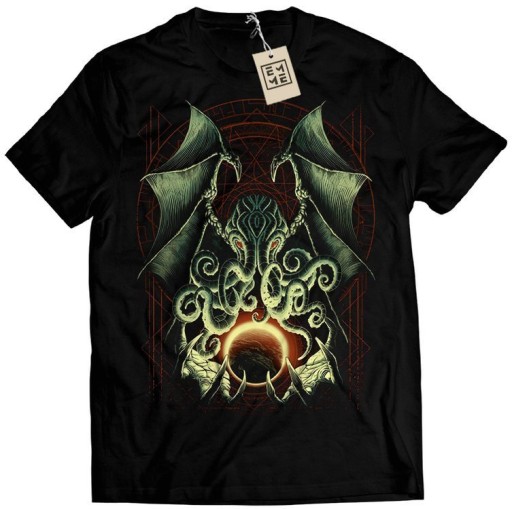 Koszulka Męska Cthulhu Lovecraft Horror M