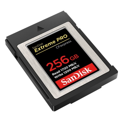 Extreme PRO CFexpress Card Type B, SDCFE 256GB, 1700MB/s R, 1200MB/s /SanDi