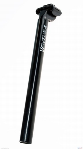 WSPORNIK SIODŁA VENTURA 26,6x250mm-CRMO-CZARNY