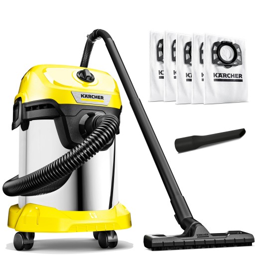 KARCHER WD STAINLESS V-17/4/20 PREMIUM ODKURZACZ PRZEMYSŁOWY SUCHO MOKRO