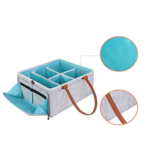 TORBA PODRÓŻNA KUFEREK KOSMETYCZKA ORGANIZER FILC