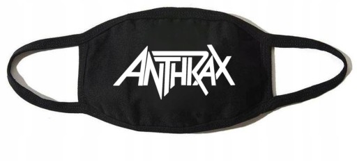 ANTHRAX Maseczka Maska bawełniana METAL ROCK