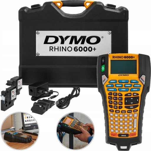 Drukarka Etykiet DYMO RHINO 6000+ Przemysłowa Zestaw Walizkowy + 2 Taśmy