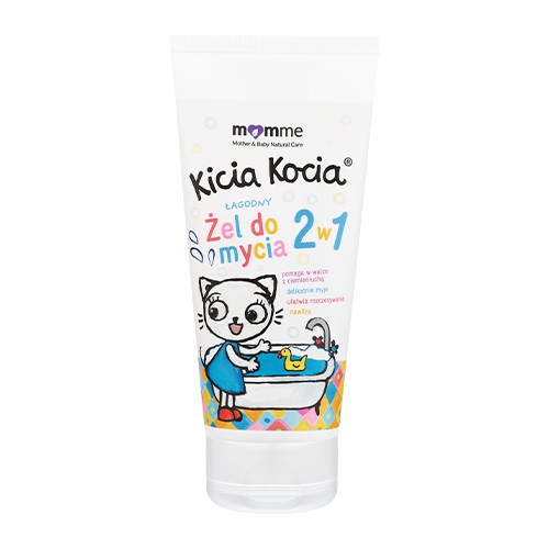 Łagodny żel do mycia 2 w 1 Kicia Kocia 200ml Momme