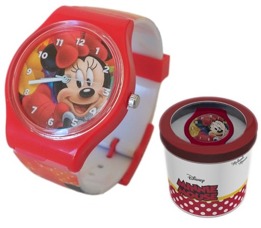 DZIECIĘCY ORYGINALNY ZEGAREK MYSZKA MINNIE DISNEY