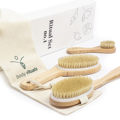 BODY RITUALS ZESTAW SZCZOTEK DO MASAŻU NA SUCHO N1