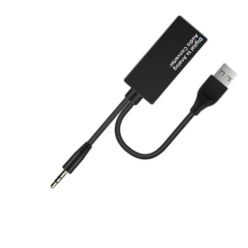 Cyfrowy na analogowy adapter audio, optyczny na 3,5 mm