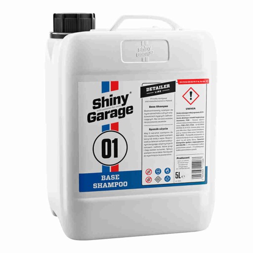 SHINY GARAGE BASE SHAMPOO 5L SZAMPON DO AUTA