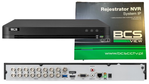 Rejestrator 5w1 BCS-V-XVR1602-Ai / 16CH+8CH, Ai