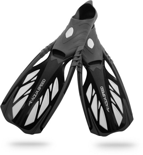 Płetwy długie donurkowania snorkelingu INOX r. 38-39 kol.05