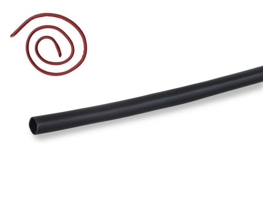 RURKA TERMOKURCZLIWA KOSZULKA 3,0 mm 5 m CZARNA