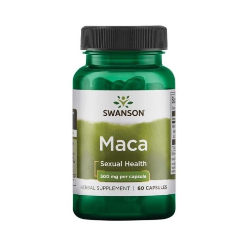 Korzeń Maca - ekstrakt 4:1 500 mg (60 kaps.) Swans