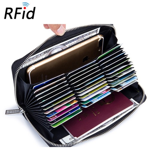 Organizer saszetka portfel na karty z blokadą RFID
