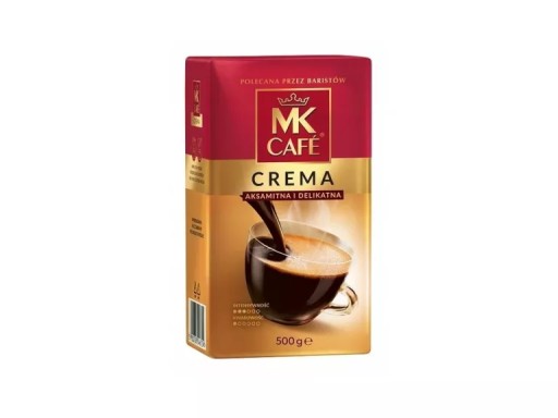 KAWA MIELONA MK CAFE CREMA 500G - AKSAMITNA I DELIKATNA