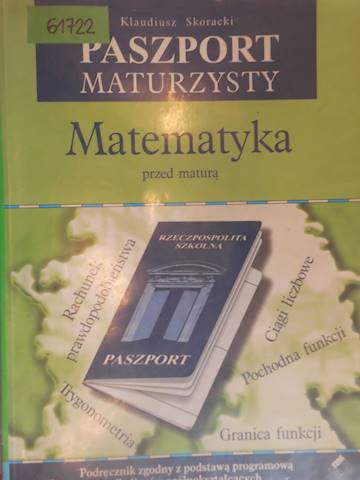 Matematyka przed maturą - Klaudiusz. Skoracki