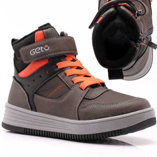 BUTY ZIMOWE CHŁOPIĘCE OCIEPLANE RZEPY GETO 109 31