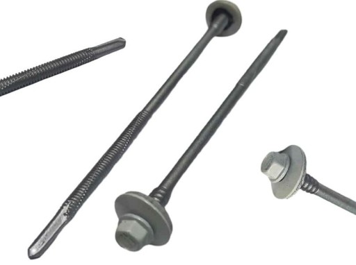 Wkręty do Płyt WARSTWOWYCH 150mm 12mm białe RAL 9010 100szt