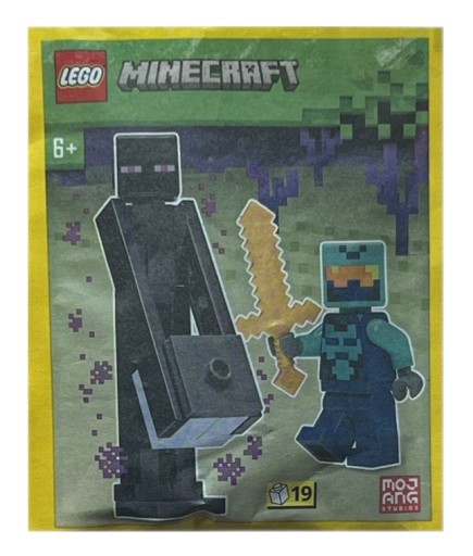 LEGO Minecraft Minifigure Polybag - Nether Hero and Enderman #662305