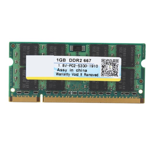 Moduł pamięci ram xiede ddr2 667 1,8 V 1 GB, w pełni kompatybilny z laptopem