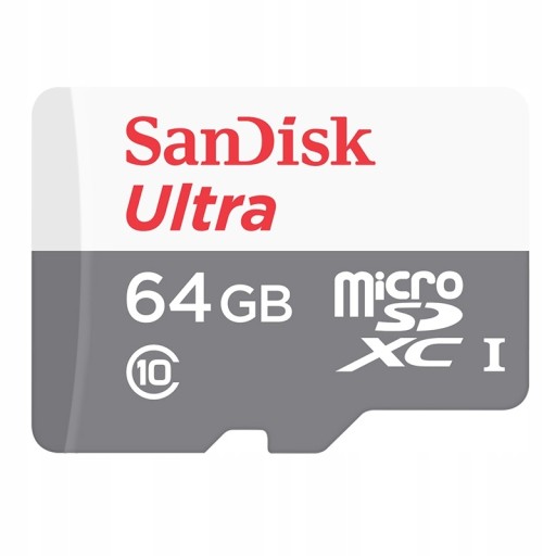 SANDISK 64GB micro SD XC Class 10 ULTRA 100Ms UHS1