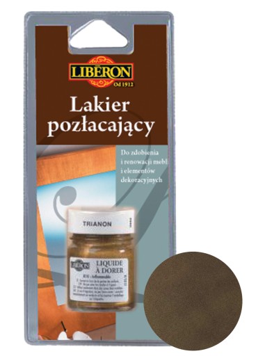 Liberon Lakier do pozłoceń stare złoto 30ml