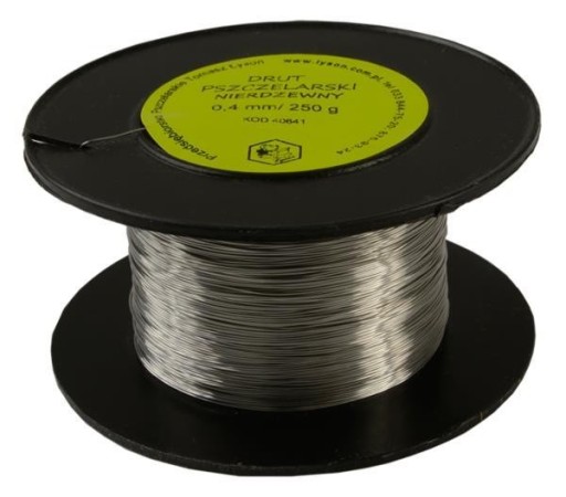 Drut nierdzewny do ramek 0,4 mm - 250g