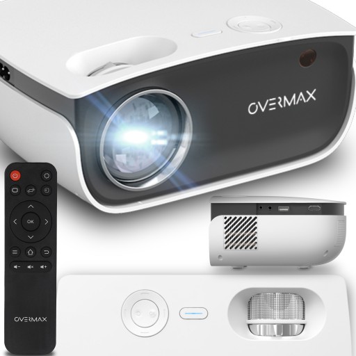 RZUTNIK DOMOWY FULL HD PROJEKTOR 16:9 1920 x 1080 1kg LED USB + HDMI Pilot
