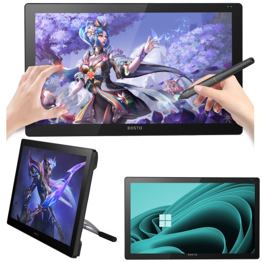 Tablet graficzny BOSTO X7 i7+ 16 GB+ 512 GB Nvidia komputer PROFESJONALNY