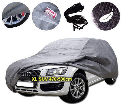 Pokrowiec na samochód AUTO 5warstw +PAS r. XL SUV 470-500cm EXCLUSIVE