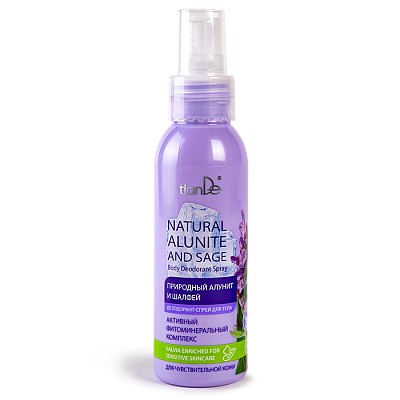 TIANDE DEZODORANT SPRAY Naturalny Ałunit Szałwia