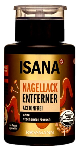 Isana zmywacz do paznokci bez acetonu 175ml