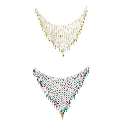 Set of 2 Fashion Belly Dance Scarf Triangle